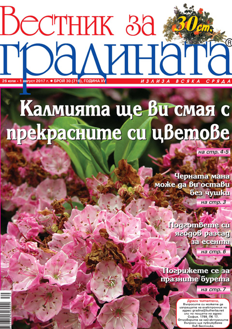 Вестник за градината, бр. 30
