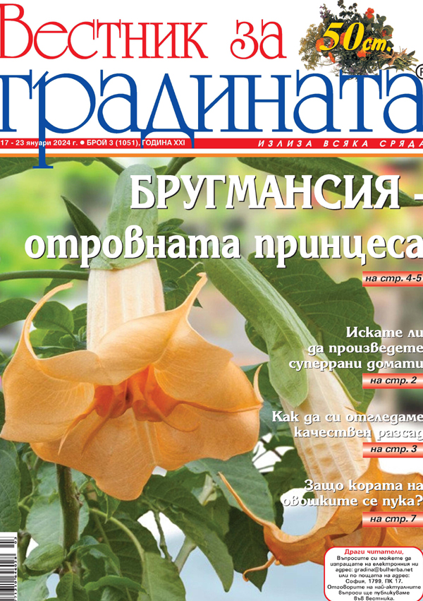Вестник за градината, бр. 3